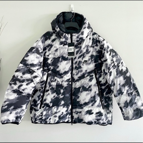 Nike NSW Down-Fill Windrunner Aop Shield Jacket Men's Winter jackets Size XXL - Picture 2 of 15